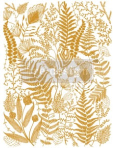 Kacha Foliage Finesse Decor Transfers (Gold Foil)