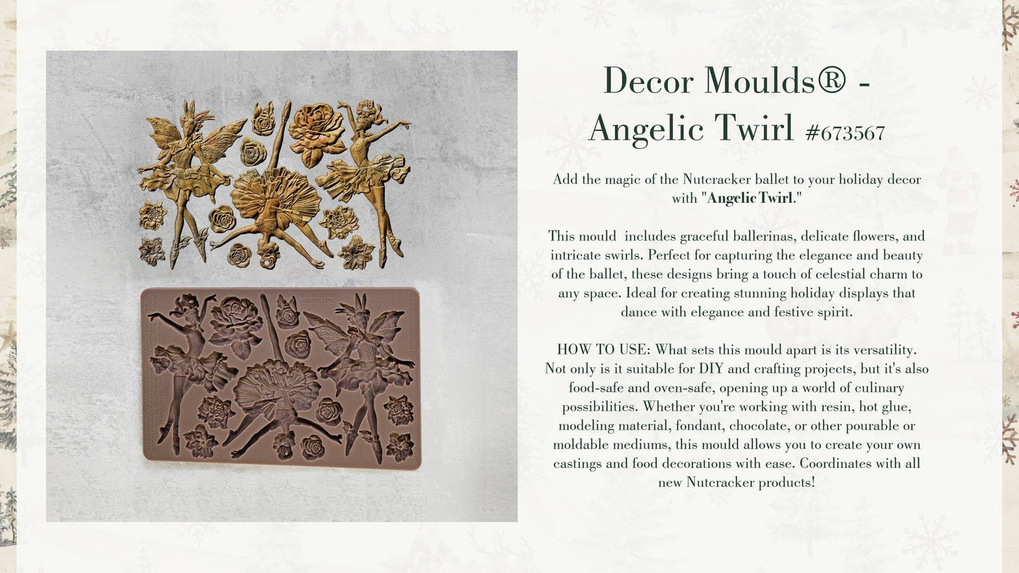 Angelic Twirl Decor Moulds