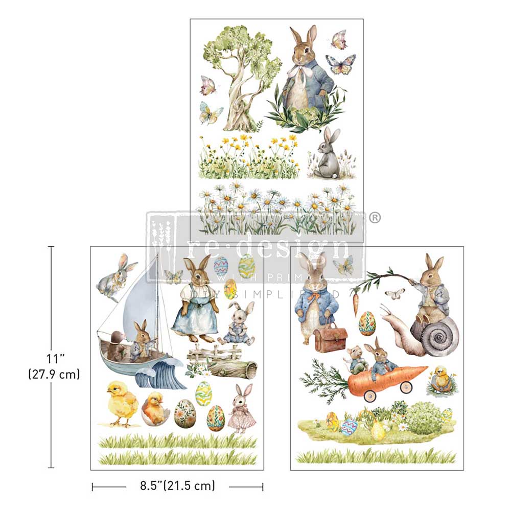 Bunny Trails Middy Transfers