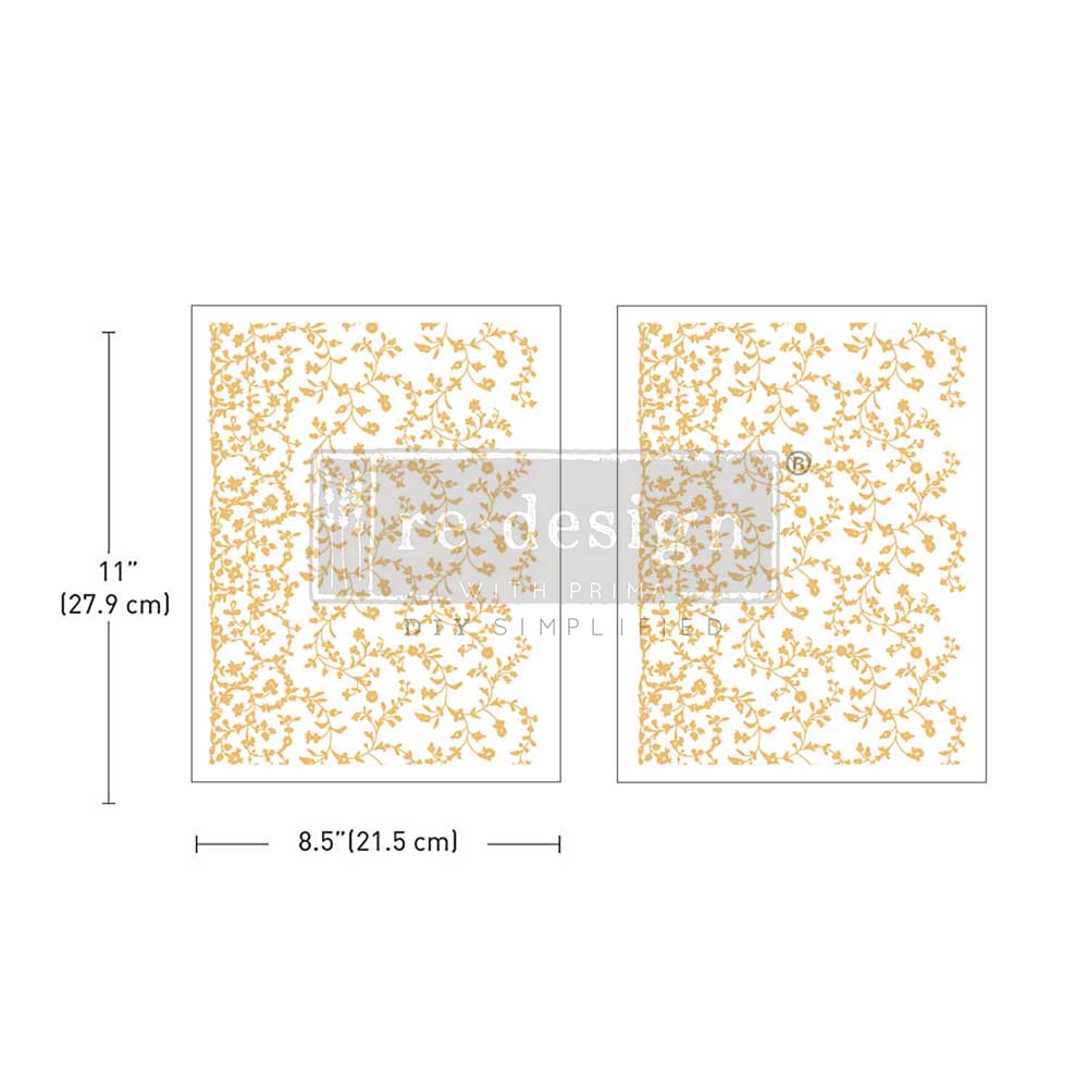 Kacha Vineyard Elegance Middy Foil Transfers