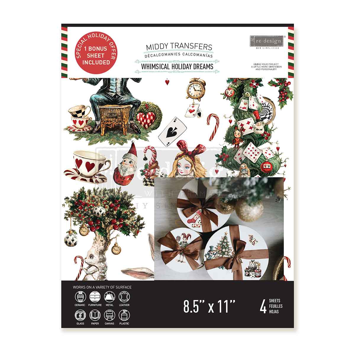 Whimsical Holiday Dreams Middy Transfers