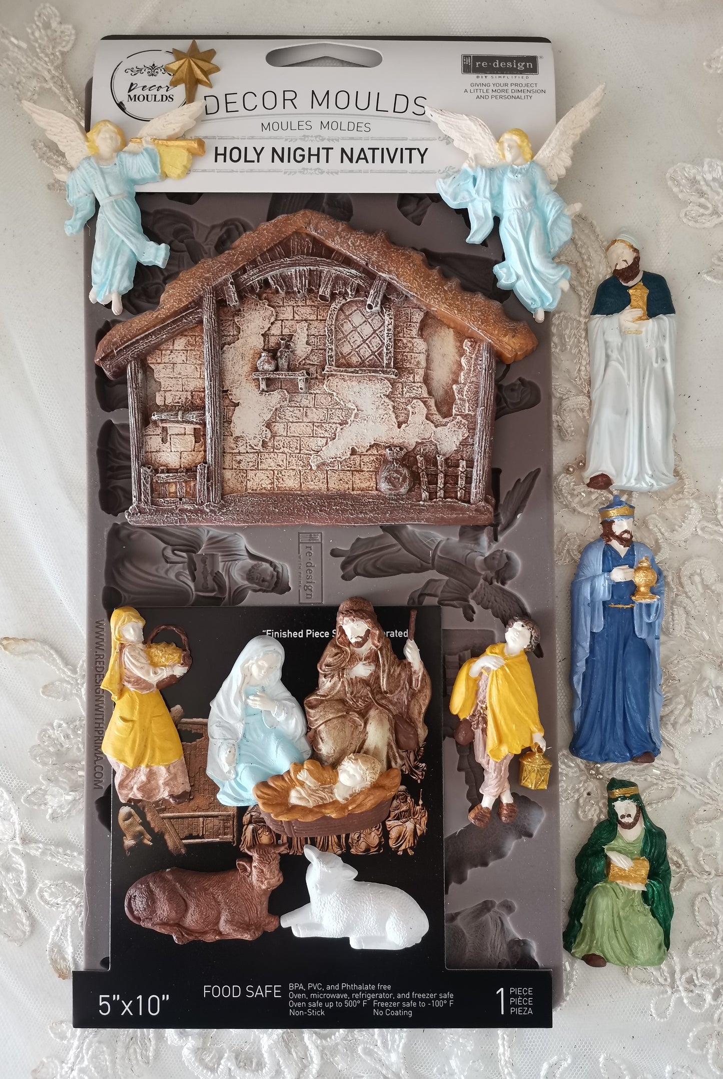 Holy Night Nativity Decor Moulds