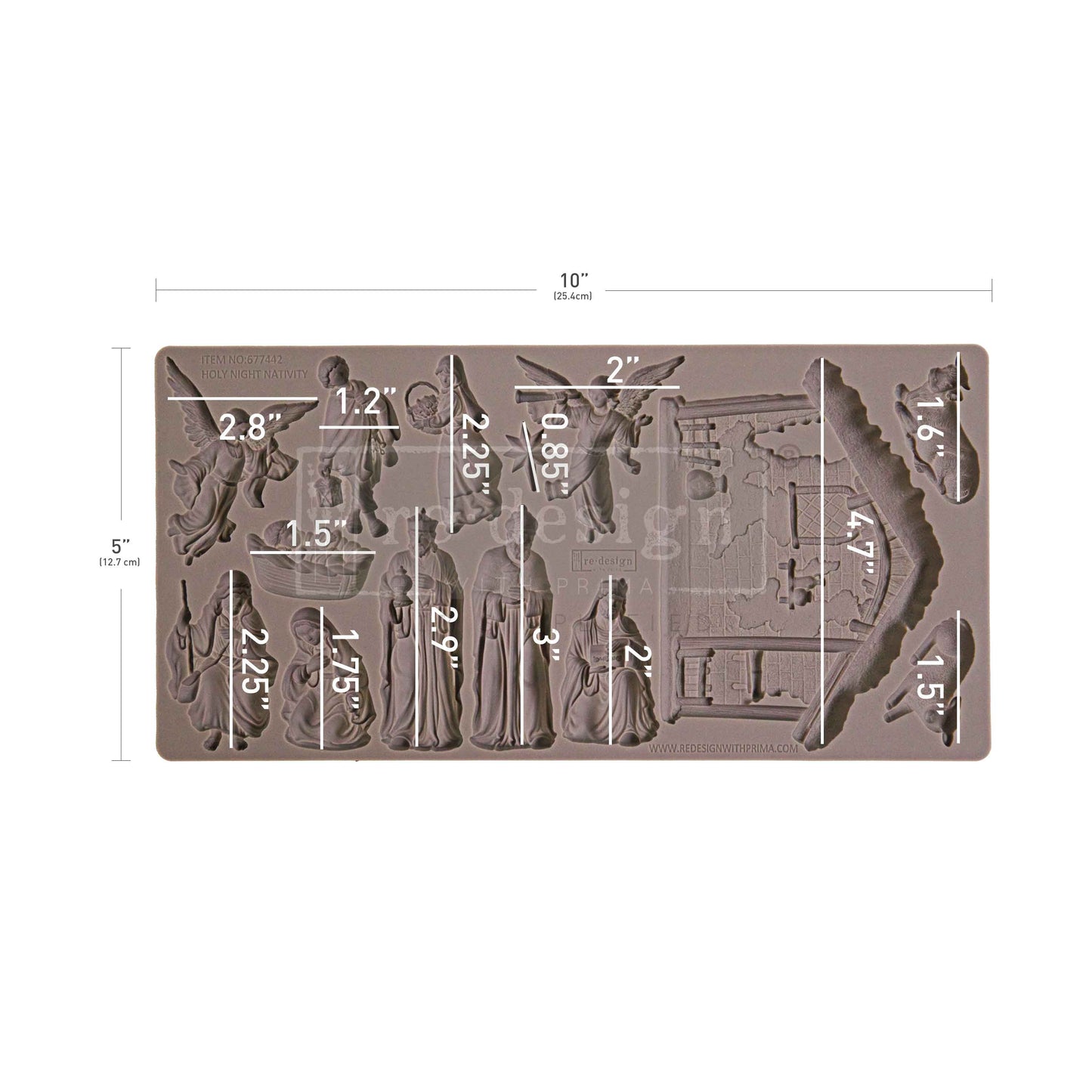 Holy Night Nativity Decor Moulds