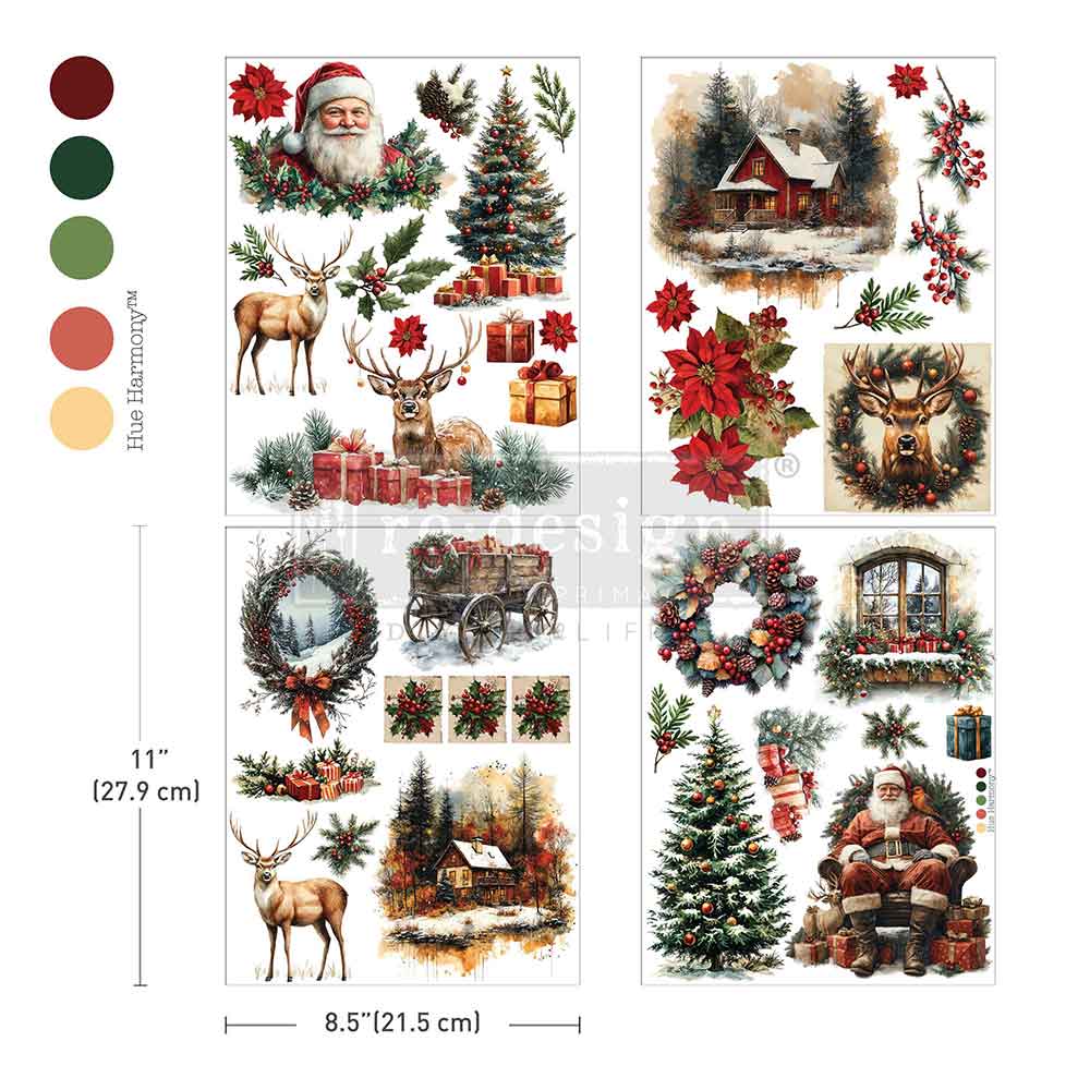 Yuletide Nostalgia Middy Transfers