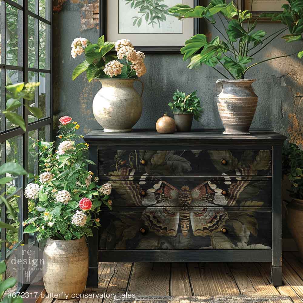 Butterfly Conservatory Tales Decoupage Fiber