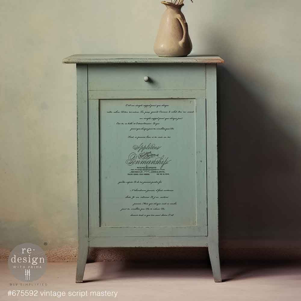 Vintage Script Mastery Small Transfers