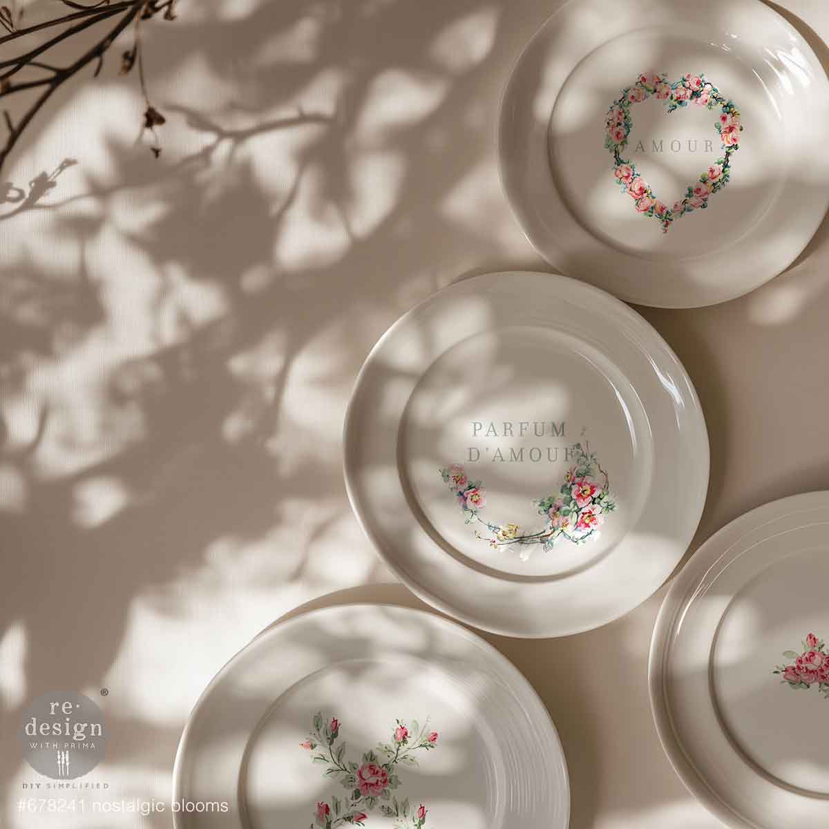 Nostalgic Blooms H2O Transfers