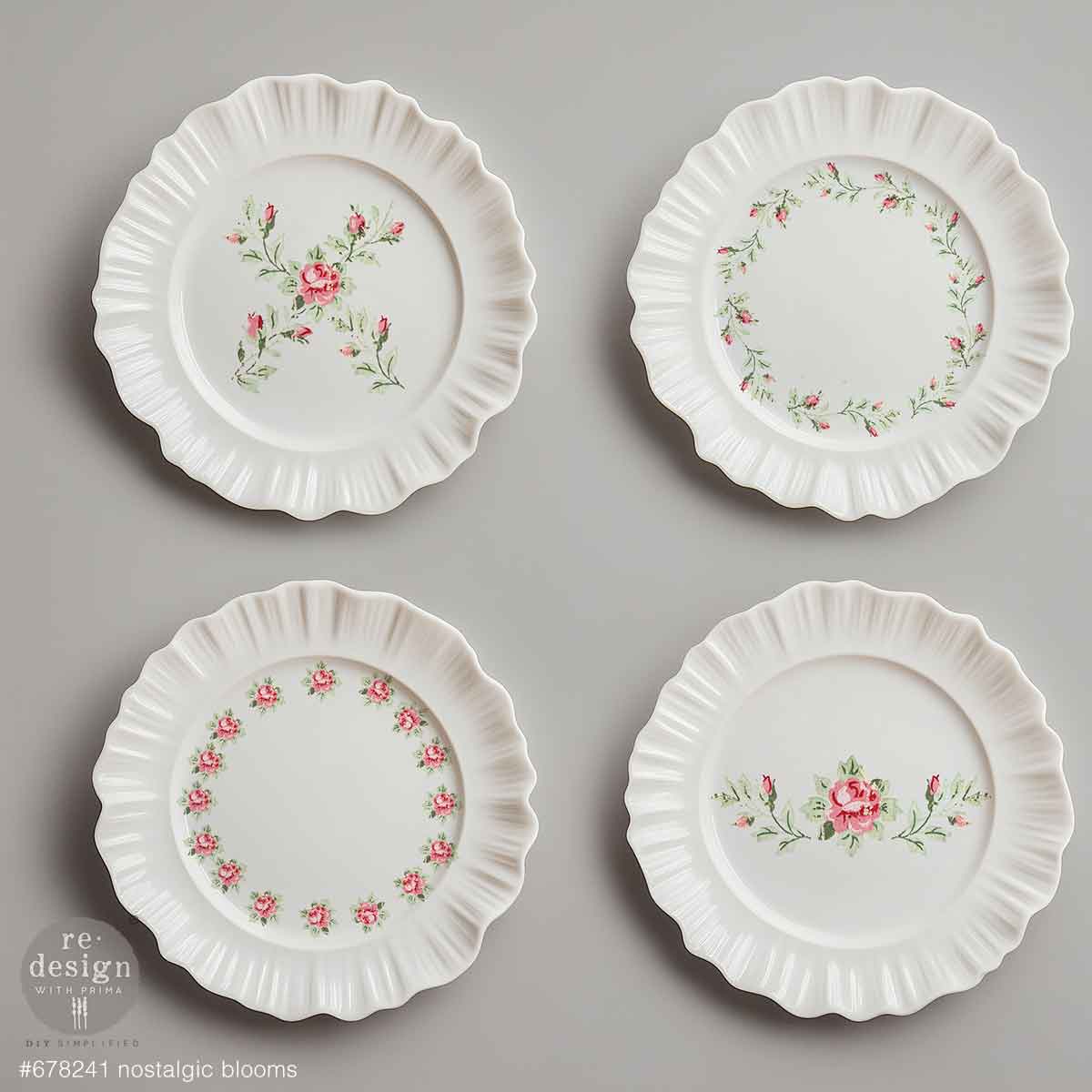 Nostalgic Blooms H2O Transfers