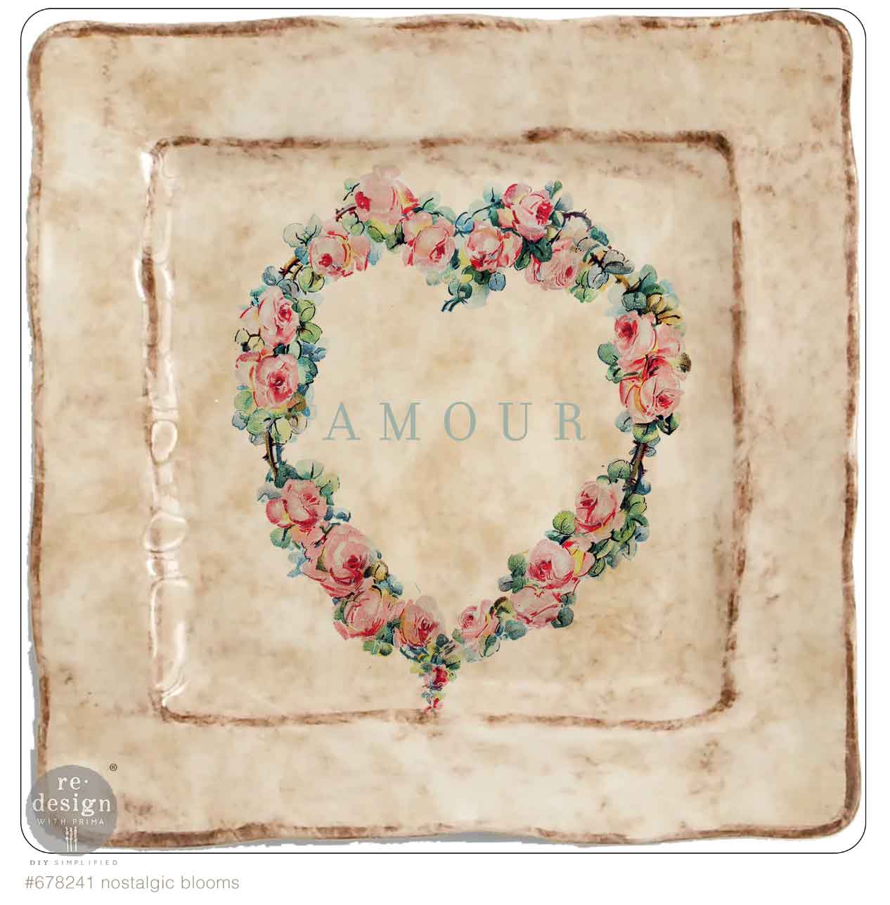 Nostalgic Blooms H2O Transfers