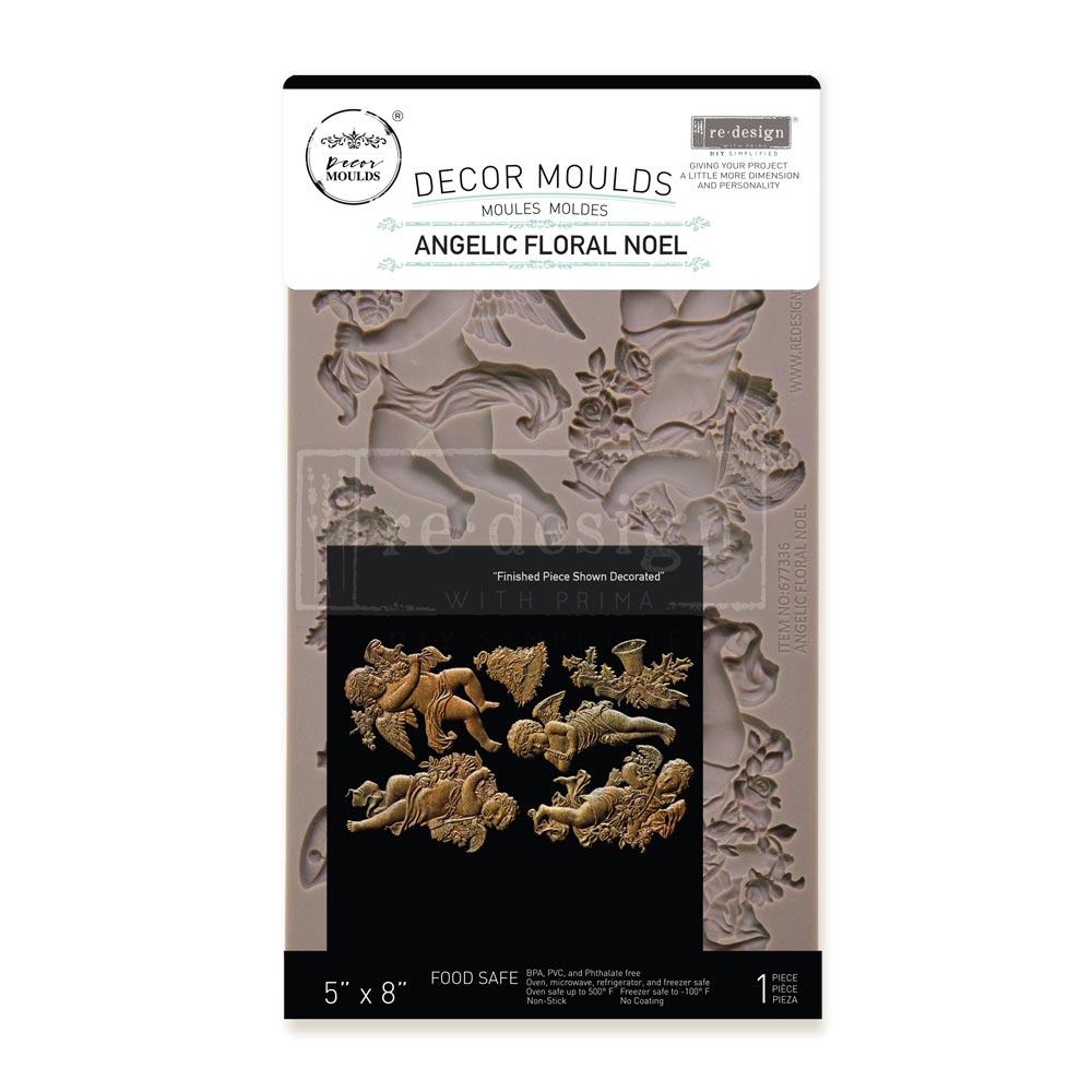 Angelic Floral Noel Decor Moulds