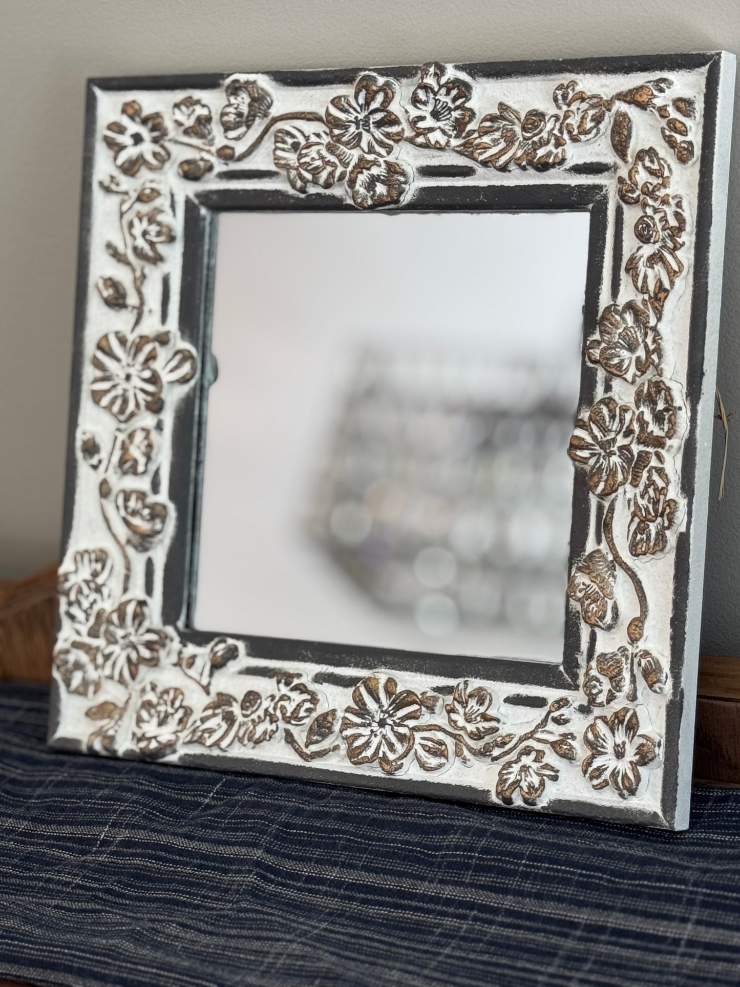 Rustic Blossom Mirror
