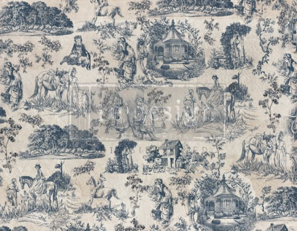 Kacha Toile de Jouy Decoupage Fiber
