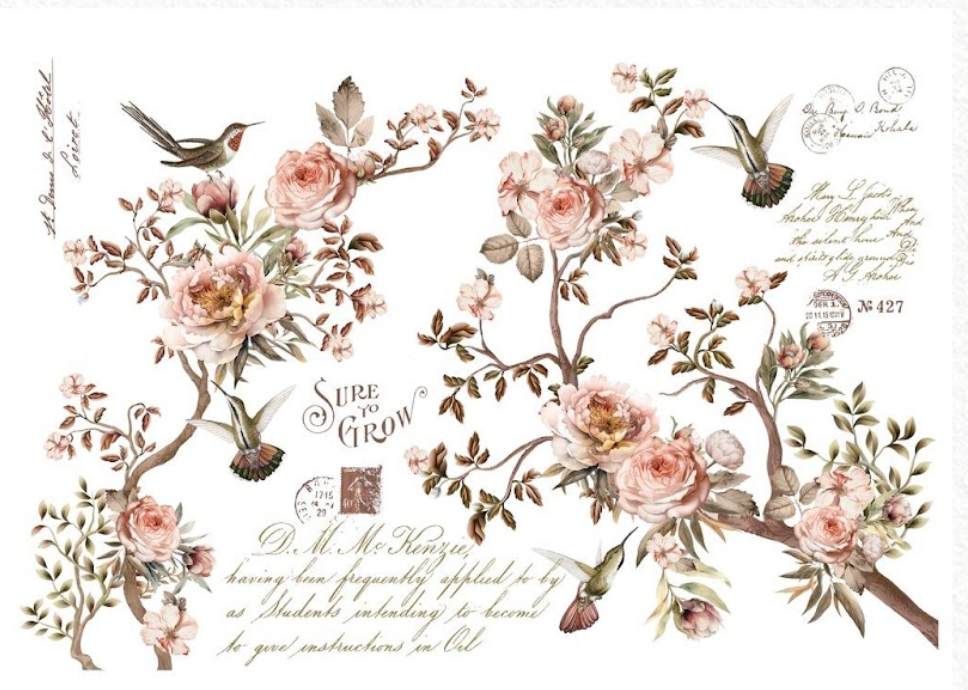 Blossom Tweet Decor Transfer