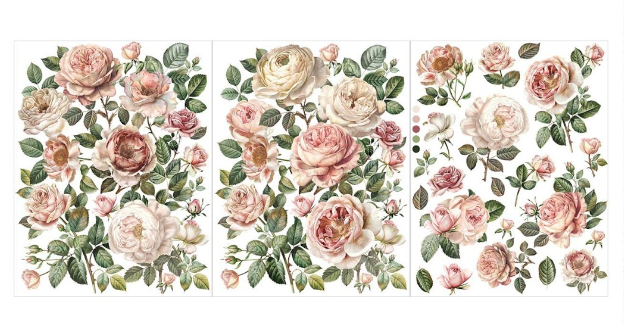 Blush Blossoms Middy Transfers