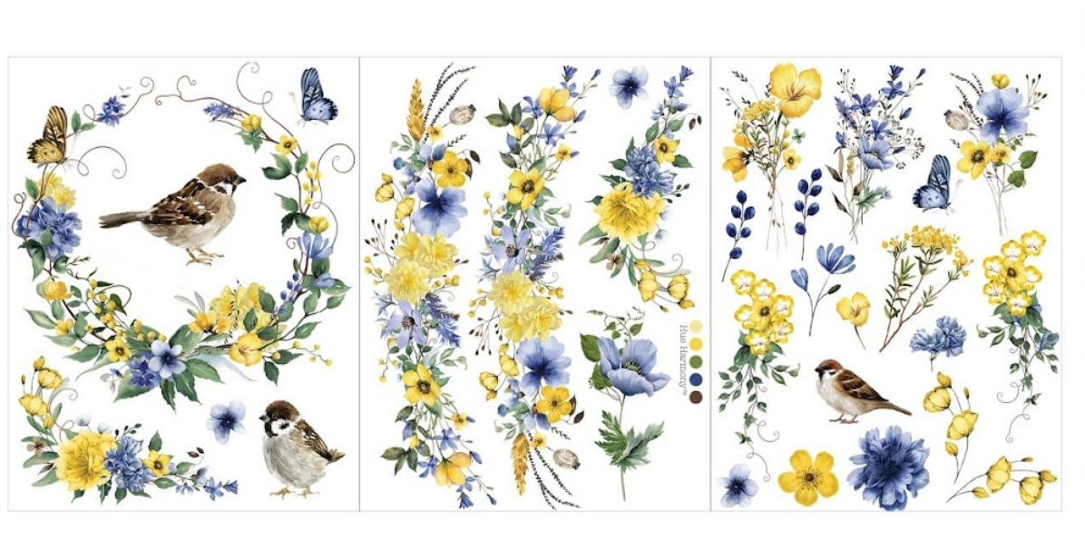 Sunlit Aviary Middy Transfers