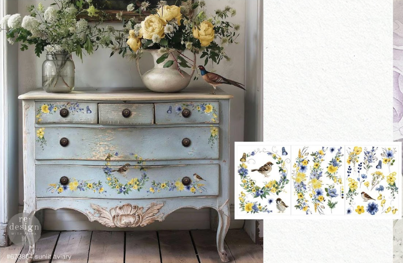 Sunlit Aviary Middy Transfers