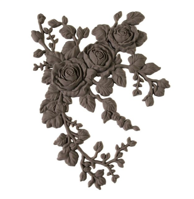 Velvet Cascade Left Decor Poly