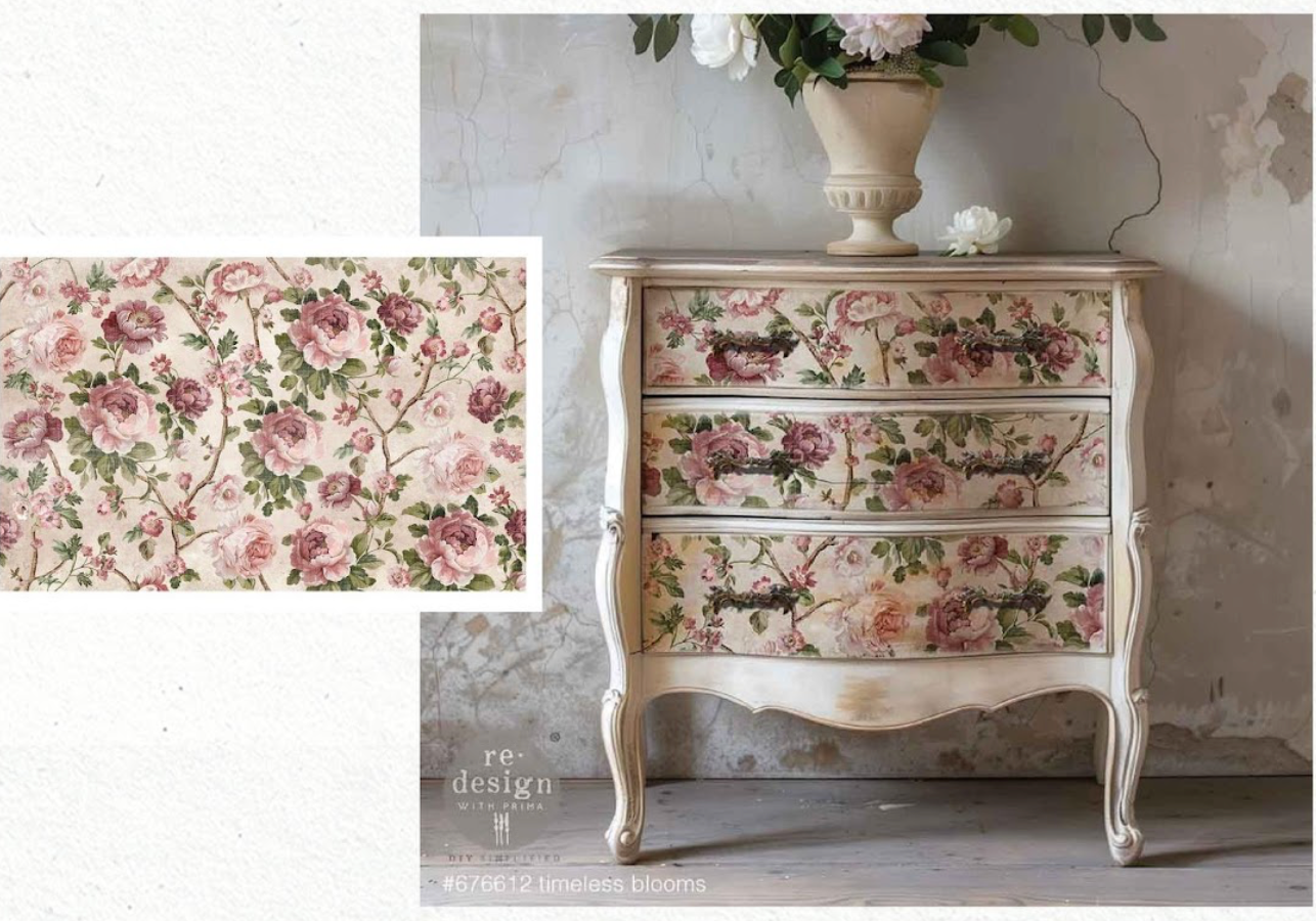 Kacha Timeless Blooms Decoupage Decor Tissue Paper