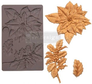 Perfect Poinsettia Decor Moulds