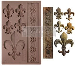 Fleur De Lis En Or Decor Moulds