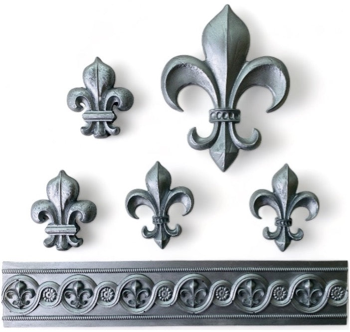 Fleur De Lis En Or Decor Moulds