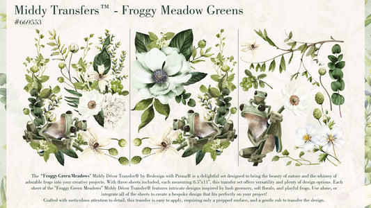 Midi Transfers - Froggy Meadow Greens