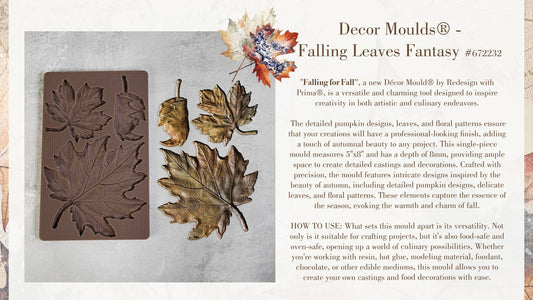 Decor Moulds - Falling Leaves Fantasy