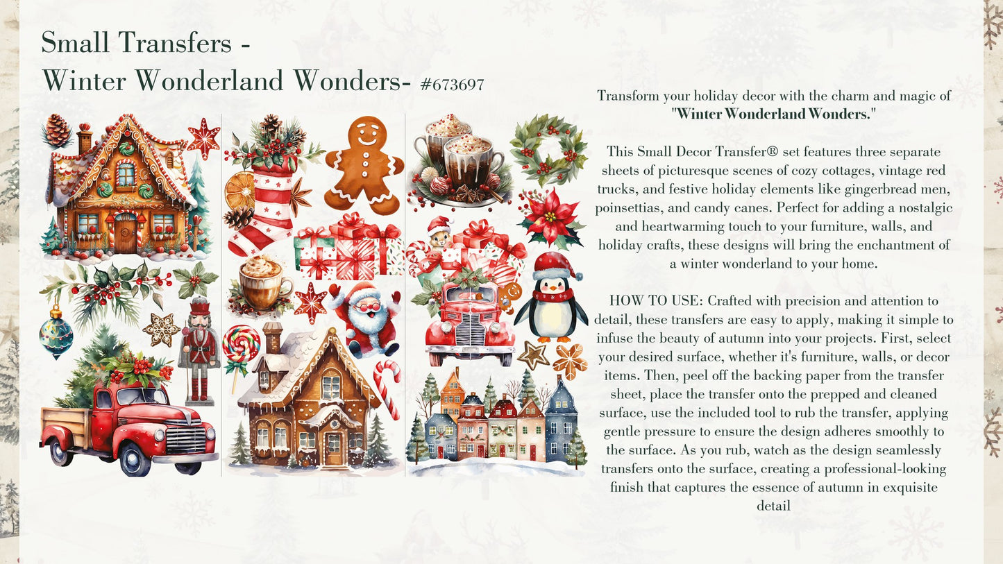 Small Transfers - Winter Wonderland Wonders