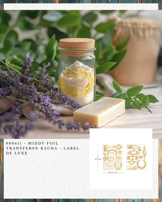 Kacha Label de Luxe Middy Foil Transfers
