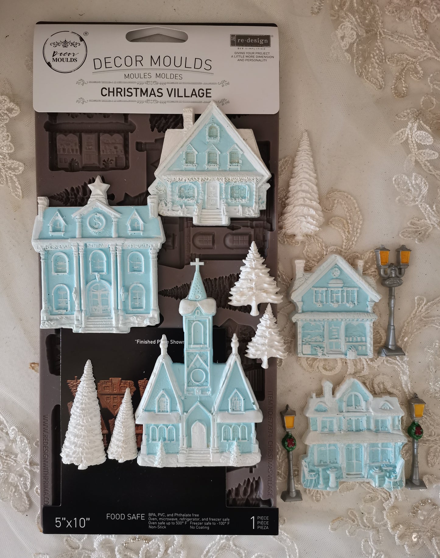 Christmas Village Decor Moulds