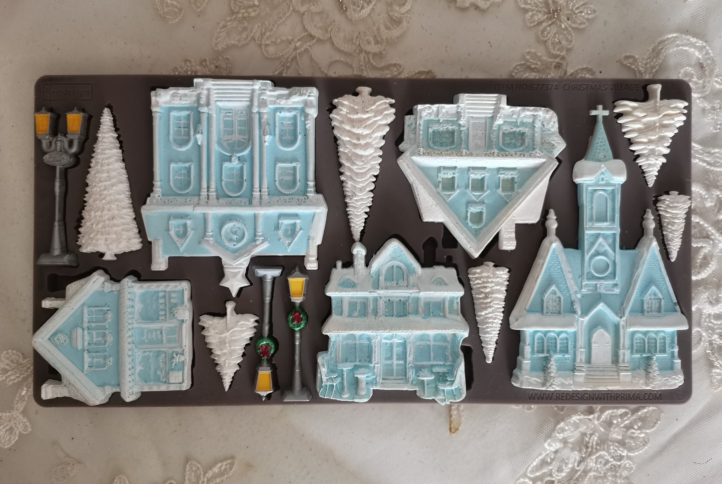 Christmas Village Decor Moulds