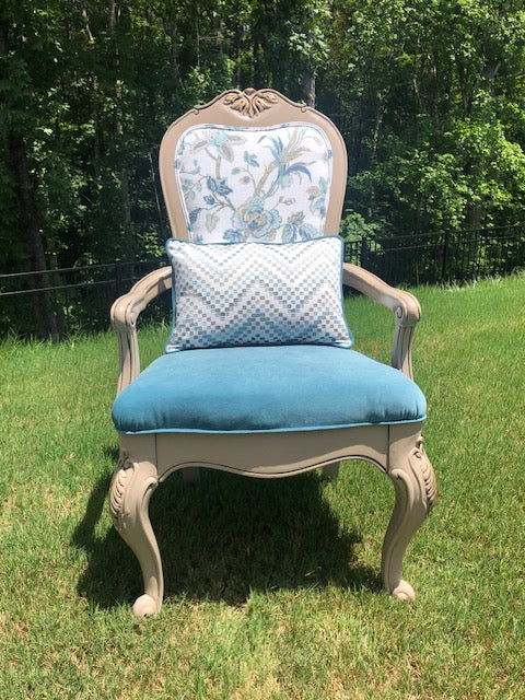 Reupholstered Vintage Thomasville Chair