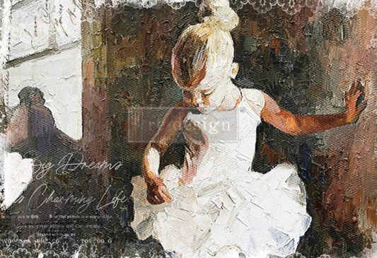 Dancer Decoupage Rice Paper