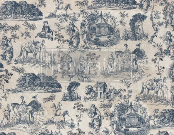 Toile de Jouy by Sacha Decoupage Fiber