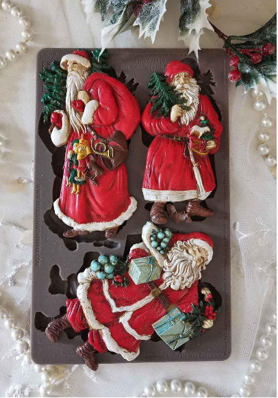 Holiday Greetings Decor Moulds