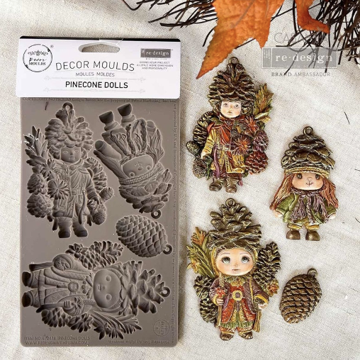 Pinecone Dolls Decor Moulds