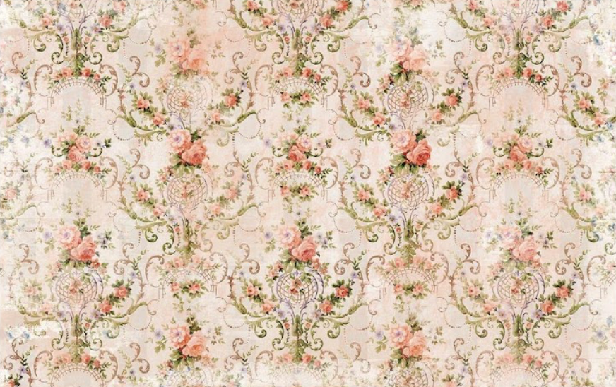 Blushing Bloom Double Delight Decoupage Fiber Paper Set