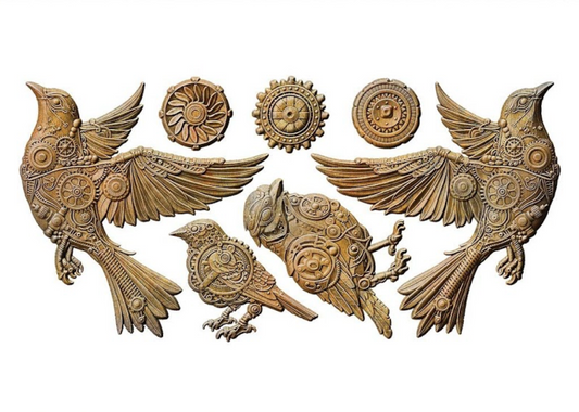 Gears of Flight Decor Moulds