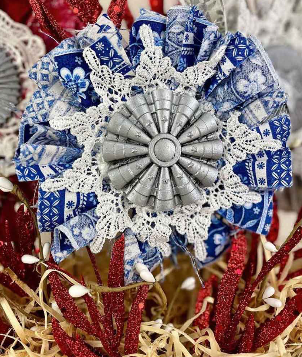 Red, White, and Blue Decor Moulds