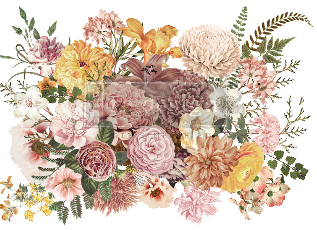 Woodland Floral Decor Transfers