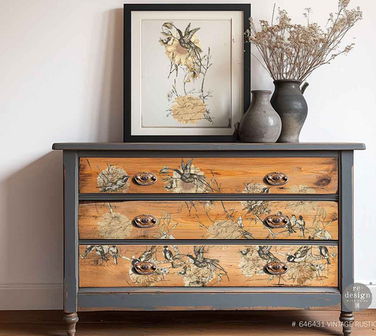 Vintage Rustic Decor Transfers
