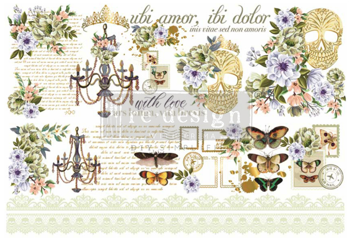 Cece Restyled With Love, Skully Decor Transfers