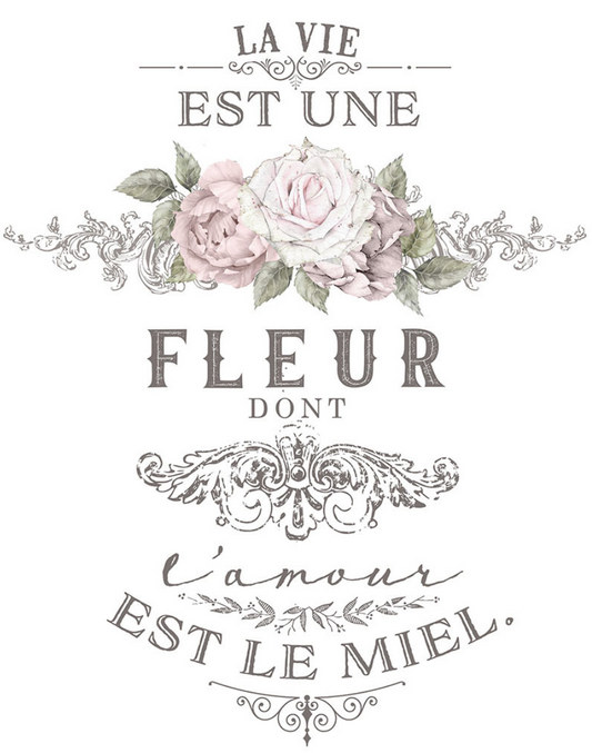 L'amour Est Le Miel Decor Transfers