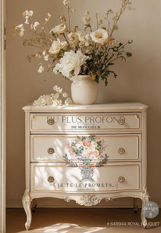 Royal Bouquet Decor Transfers