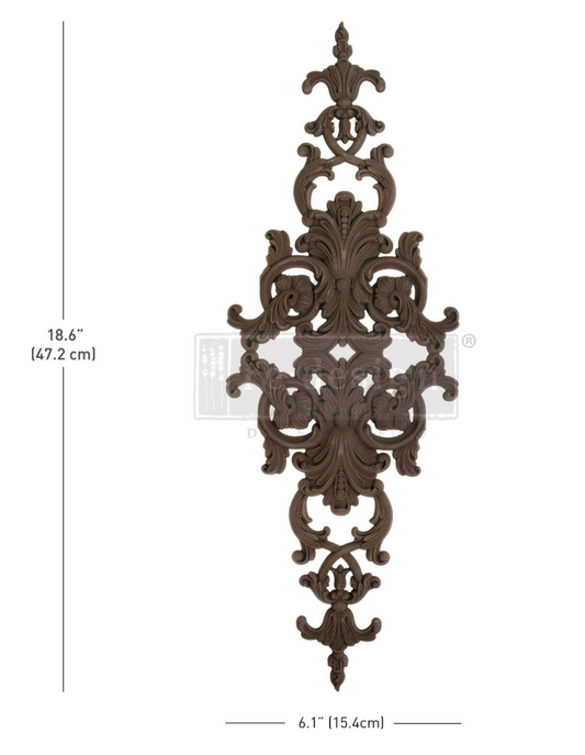 Vintage Inlay Decor Poly