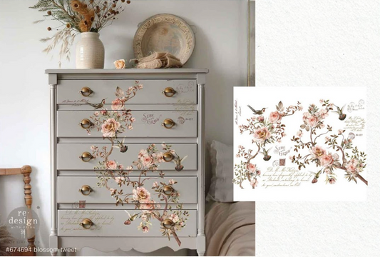 Blossom Tweet Decor Transfer