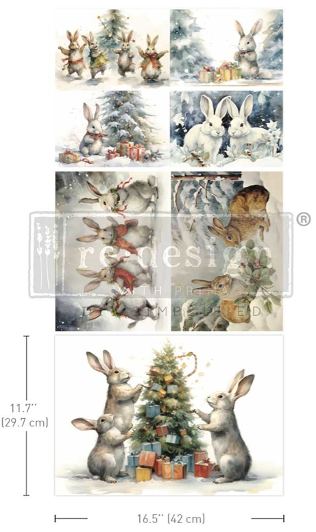 Bunny Wonderland Decoupage Fiber Pack