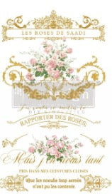 Les Roses Decor Transfers