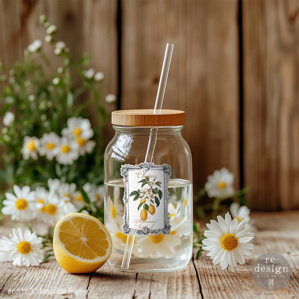 Fleur de Frame Luxe Transfers