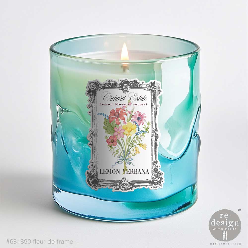Fleur de Frame Luxe Transfers